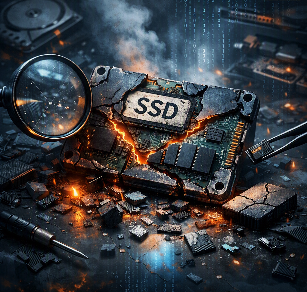 انواع کنترلرهای SSD و بازیابی اطلاعات پس از خرابی کنترلر