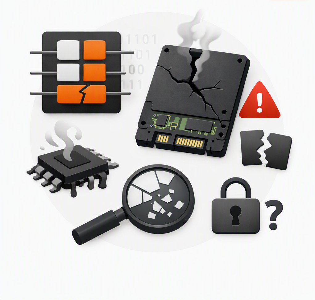 ساختار NAND Flash در SSD و بازیابی اطلاعات