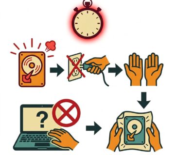 اشتباهات رایج پس از خرابی هارد و کاهش شانس بازیابی اطلاعات