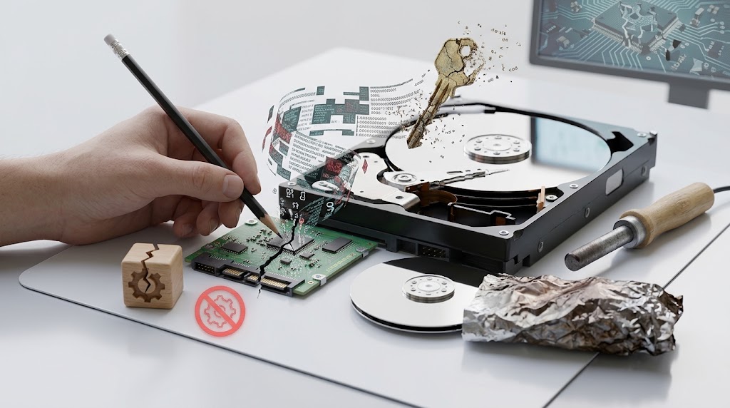 دستکاری نادرست Firmware و قطعات هارد
